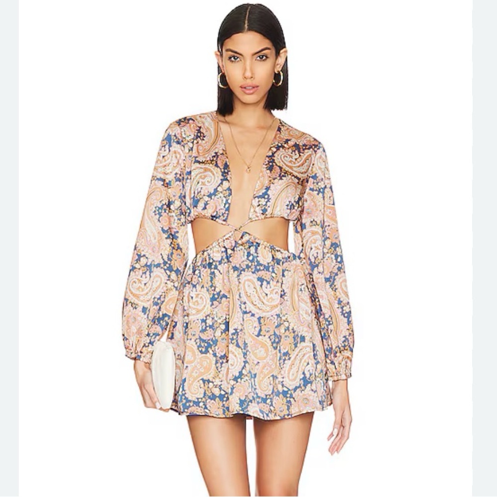 Rosalinda Satin Mini Dress